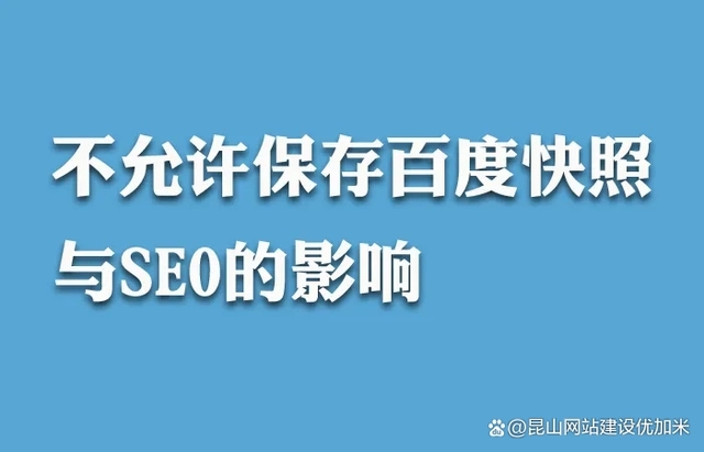 百度快照“消失”網(wǎng)站seo還能做嗎？