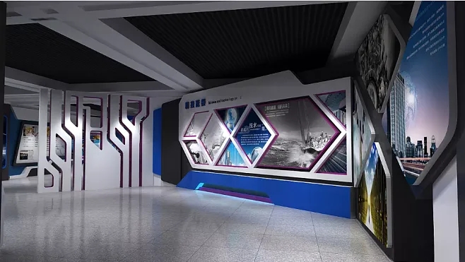 展廳設(shè)計(jì) ，展廳 ，鑫時(shí)空